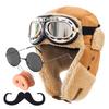 PLEAVIT Pig Nose Cosplay Sunglasses Set, Halloween Costume Accessories (Type C)