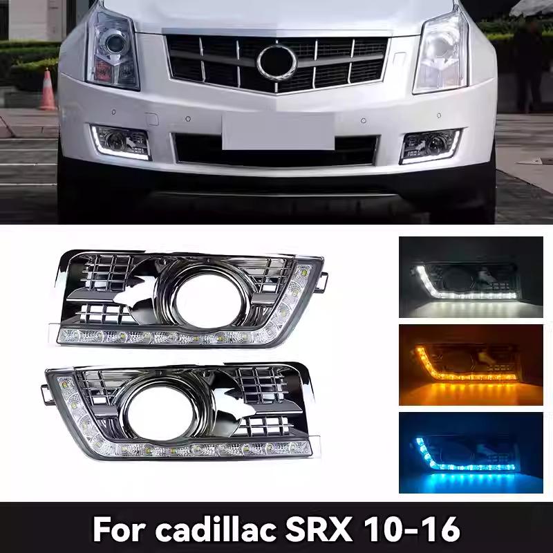 Светодиодные дневные ходовые огни Cadillac SRX с динамическими указателями поворота