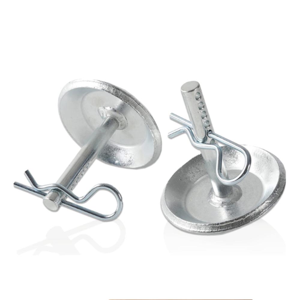 Heavy Duty Steel Replacement Skids Round Shaft Snow Plow Feet Snow Plow Skid Shoe Plow Protection