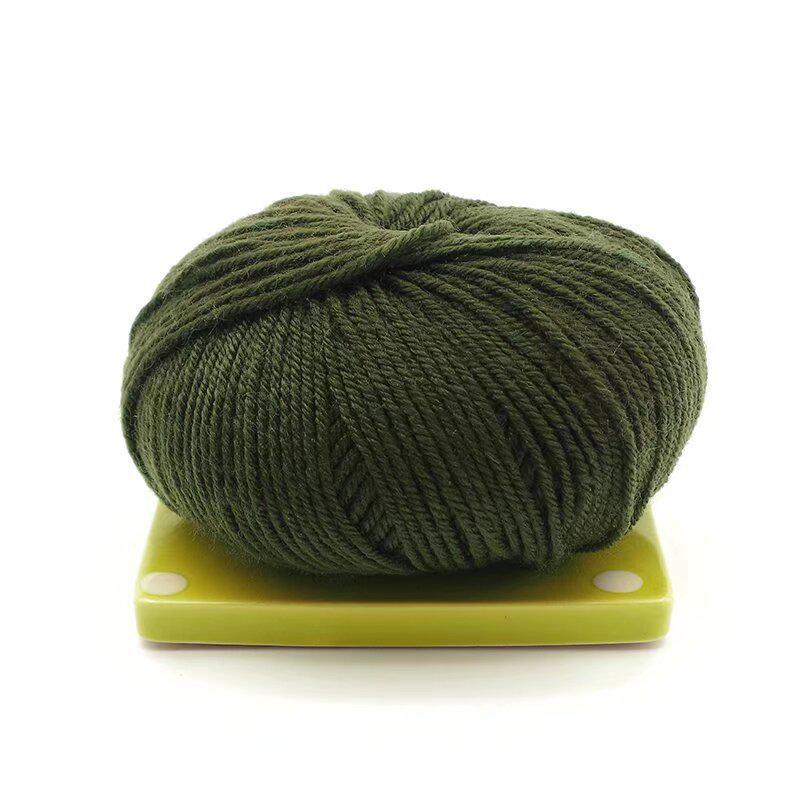 Клубок акриловой пряжи для вязания свитеров, крючков, обуви, тапочек, изделий ручной работы.