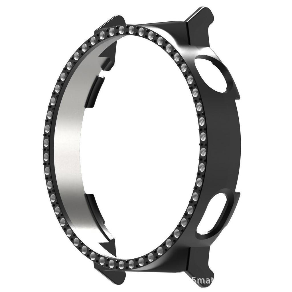 Защитный полуобхватывающий гальванизированный чехол с бриллиантами для Huawei Watch GT5 Pro 42 мм