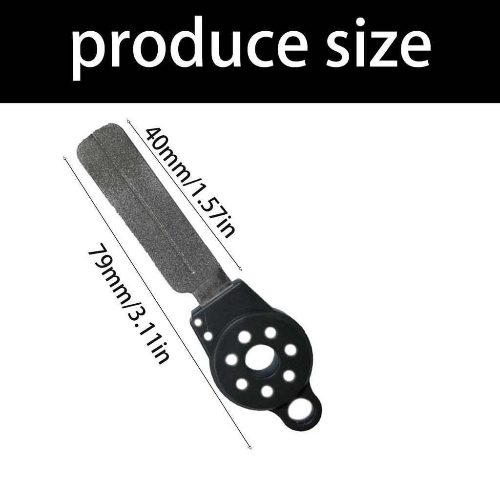 Точилка для рыболовных крючков Точильный камень для рыболовных крючков Алмазный напильник Точильный камень Инструмент для заточки Аксессуар Инструмент для шлифовки Двусторонняя