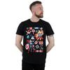 Marvel Mens Thor And Captain America Christmas Day T-Shirt
