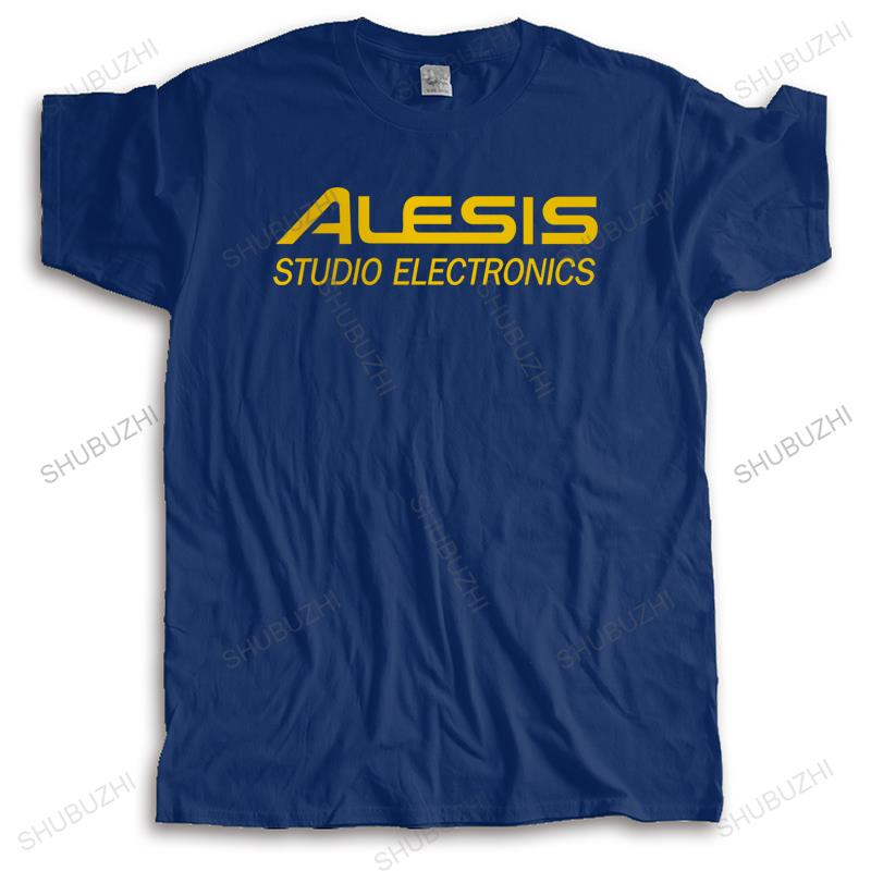 Унисекс Роскошная Хлопковая Футболка Унисекс Летняя Футболка Alesis Studio Electronics Модная Футболка Унисекс Повседневные Топы Европейский Размер Подарки для Мальчиков