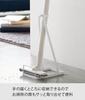 Yamazaki Stick Cleaner W15 x D24 x Cordless Vacuum Cleaner Vacuum Cleaner 3273 Stand, White, Approx. H38cm, Tower, Stand, Stand,