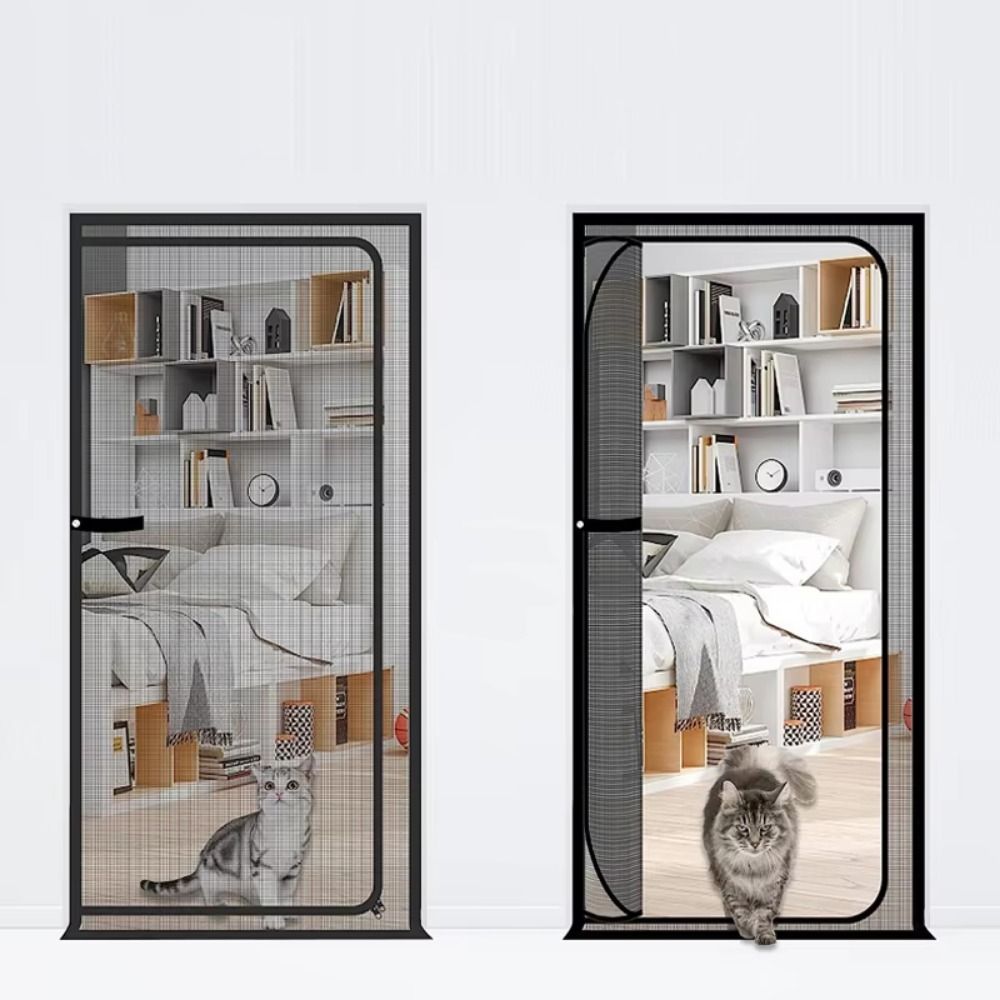 Сетка от комаров, дверные шторы, прочная дверца для питомца, сетчатая дверь, сетка против мух, балконные принадлежности