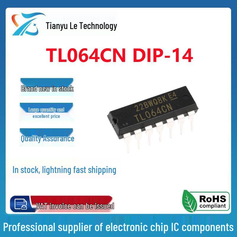 Новый TL064CN TL064C DIP14 Маломощный Операционный Усилитель с JFET-входом TL064