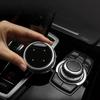 Car-styling Car Multimedia Button Cover Knob Frame Trim for BMW 1 2 3 5 7 X1 X2 X3 X5 X6 Series NBT Controller iDrive Button