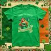Saint Patrick lucky Irish green Retro t shirt Women cotton festival printed T shirt Unisex Adult Party tee festival Shortsleev