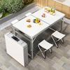 ZISIZ Aluminum Alloy Folding Table