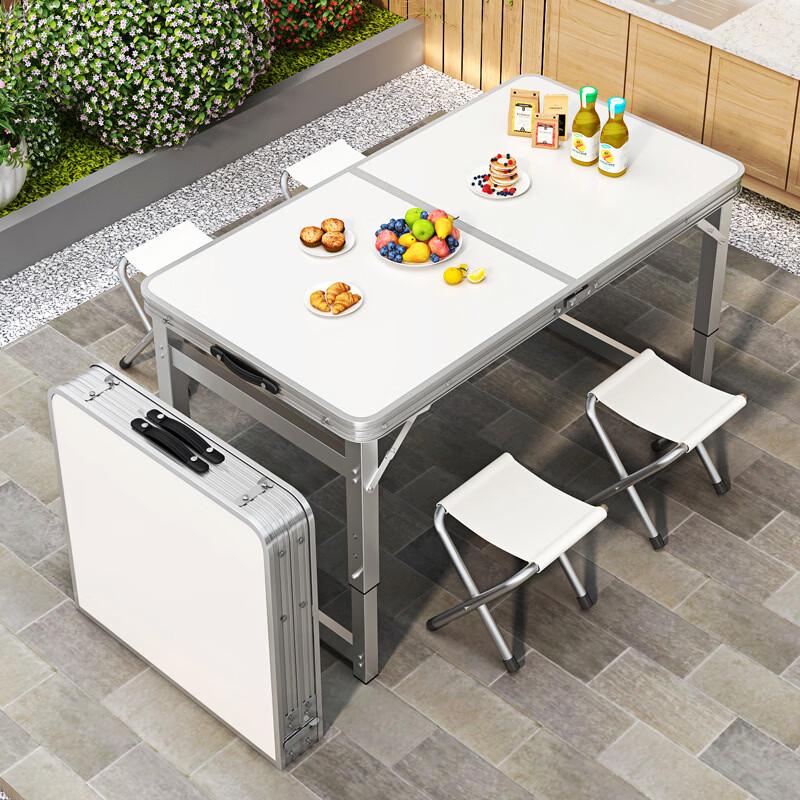 ZISIZ Aluminum Alloy Folding Table
