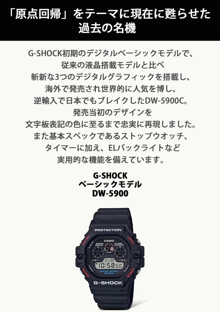 Мужские часы Casio G-Shock DW-5900-1JF, Черные (Официальный японский продукт)