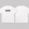 Классическая ностальгическая футболка Oasis Band Rock Cool Retro мужская из чистого хлопка с персонализацией, свободная, повседневная, универсальная, парный стиль