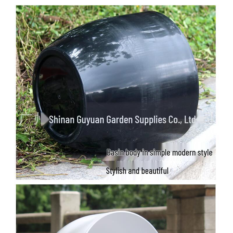 Shangqi Thickened Resin Egg-Shaped Planter
