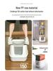 Leyoupai Enclosed Cat Litter Box - Anti-Splash, Odor-Control, Easy-Clean.