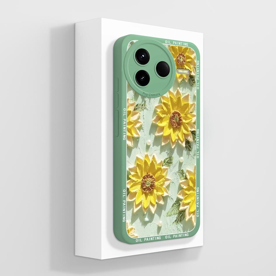 Для Redmi K80 K30 K30i K30S K40 K40S K50 K60 K60E K70 K70E Pro Gaming Ultra Turbo 3 4 Чехол Pretty Flower Мягкий силиконовый противоударный чехол для Redmi Capa