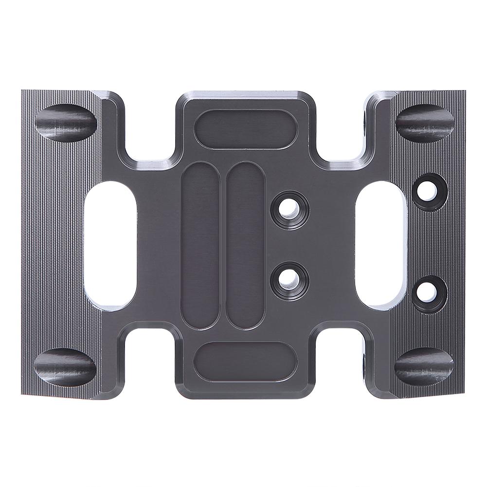 Aluminum Alloy Center Skid Chassis Plate Accessory Fit for AXIAL SCX10 1 10 RC Car