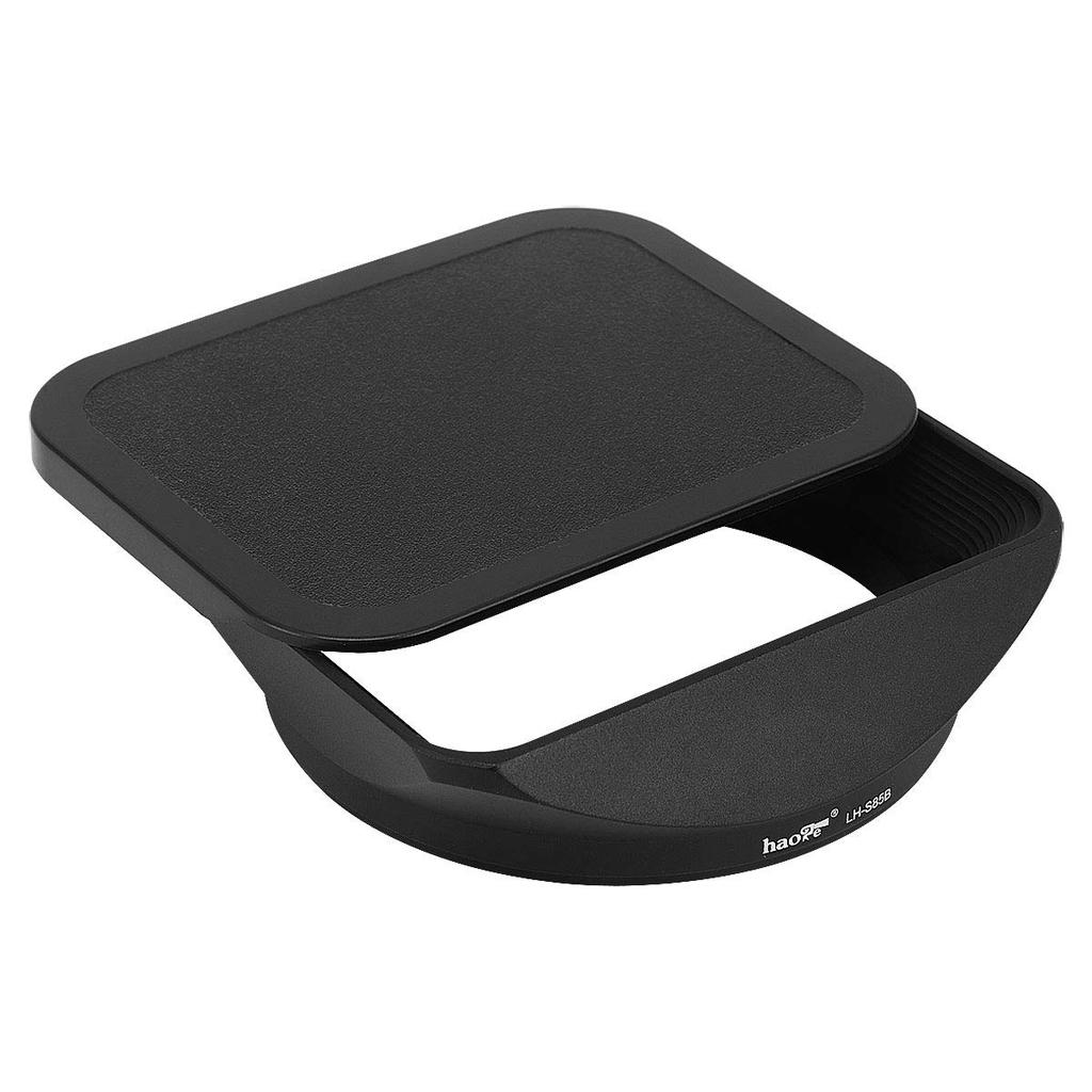 Металлическая квадратная бленда Haoge Bayonet и крышка для объектива Sony Sony FE 85 мм SEL85F18 LH-S85B F1.8