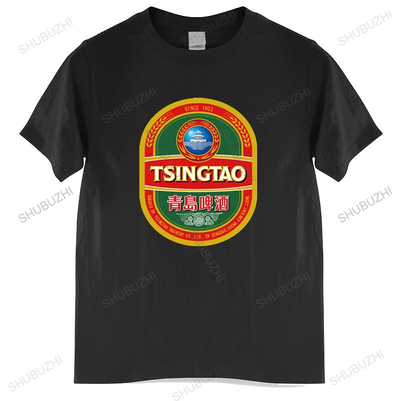 Cotton Tshirt mens summer Tops Men T Shirt tsingtao beer tshirt tshirts Women TShirt Man Brand Tshirt Bigger size