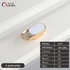 Best Selling K Gold Blue Black Bathroom Cabinet Hardware Zinc Material Bedroom Furniture Pulls Handle Knob
