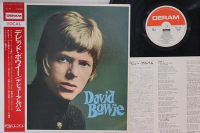 LP Пластинка ДЭВИД БОУИ Дебютный Альбом DL44 1973 Япония Оби Рок Б/У