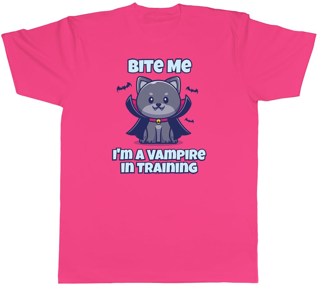 Bite Me Halloween Unisexs TShirt Im a Vampire in Training Unisex Tee Gift