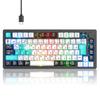 Механическая клавиатура KB820 оригинальная разработка в интегрированной японской раскладке и прокладке кана игровая настраиваемая USB двойная 82 PBT кнопка нажатия светодиод