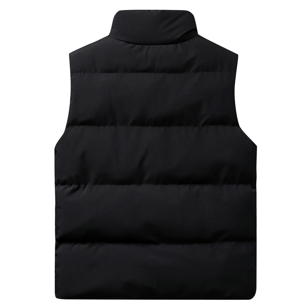 Casual Men'S Vest Men'S Loose And Winter Warm Down Cotton Vest Coat