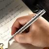 4.7" Length Titanium Alloy Ballpoint Pen Retractable Lightweight EDC Pen with Pocket Clip for Office Business School