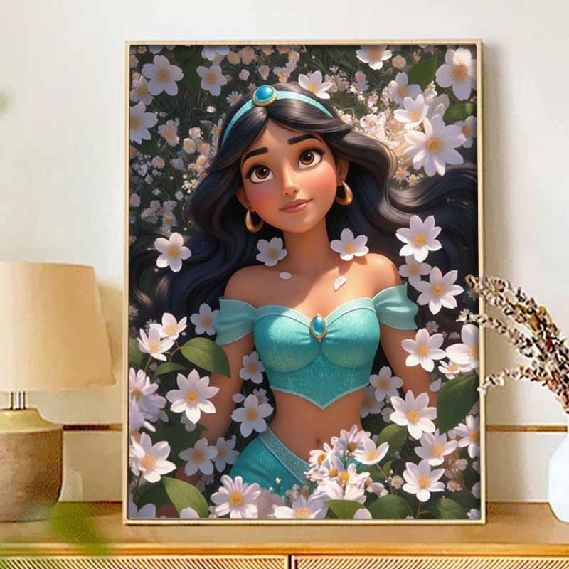 Disney Набор для алмазной мозаики Принцесса Жасмин, Декор для дома, Поделка, Идеальная идея для подарка своими руками