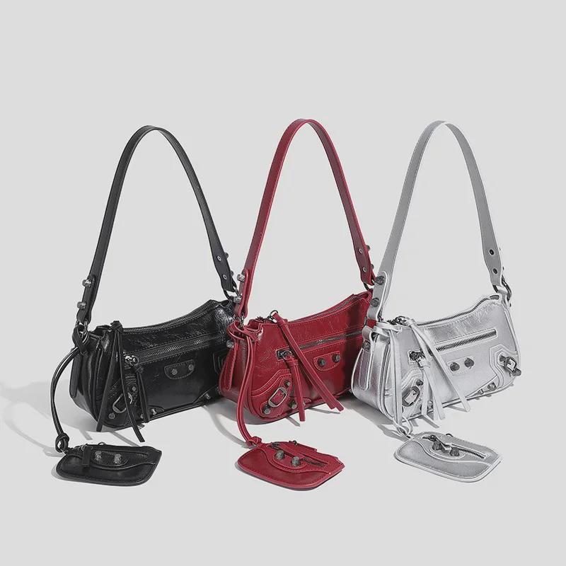 Модная сумка через плечо в японском стиле: Универсальная, спортивная, шикарная сумка через плечо и подмышки для студенток