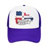 Unisex Dominican Republic Flag Map Trucker Cap Mesh Baseball Cap Snapback Caps Dad Hat Trucker Worker Cap Breathable Cap Summer