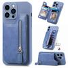 Zipper Wallet with Card Holder Phone Case for IPhone 13 12 Mini 15 14 11 Pro Max XS XR X 7 8 Plus Hard Shell Shockproof Cover