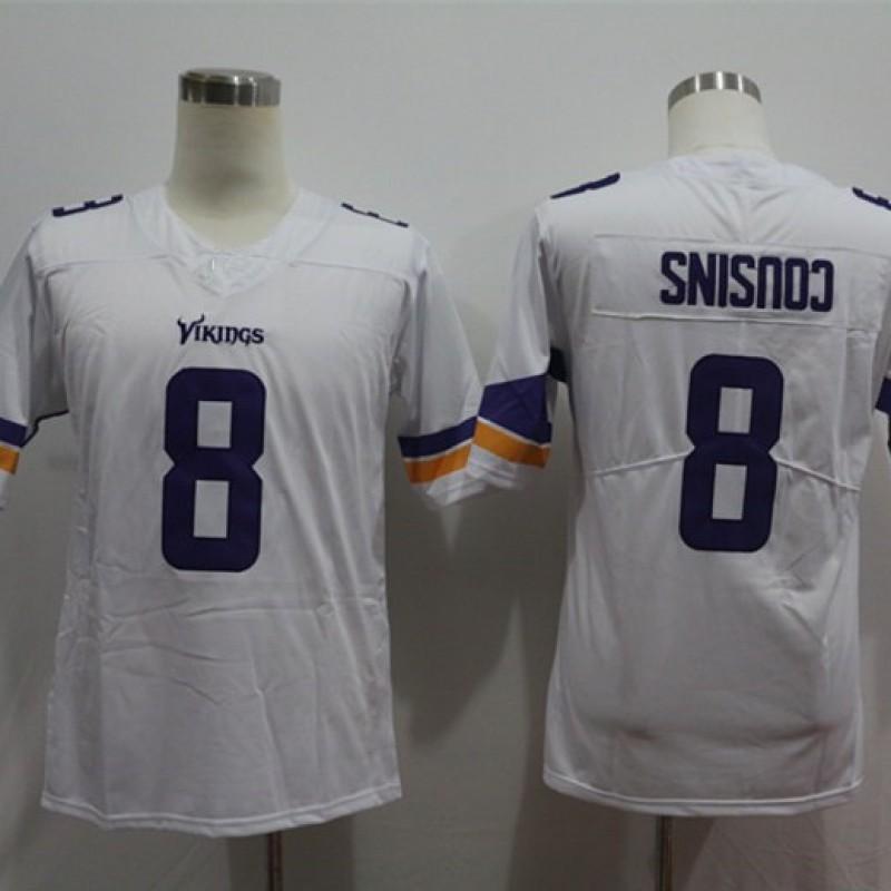 Minnesota Vikings NFL Football Jersey Retro Style Team Apparel Men Women Sportswear Cotton Blend