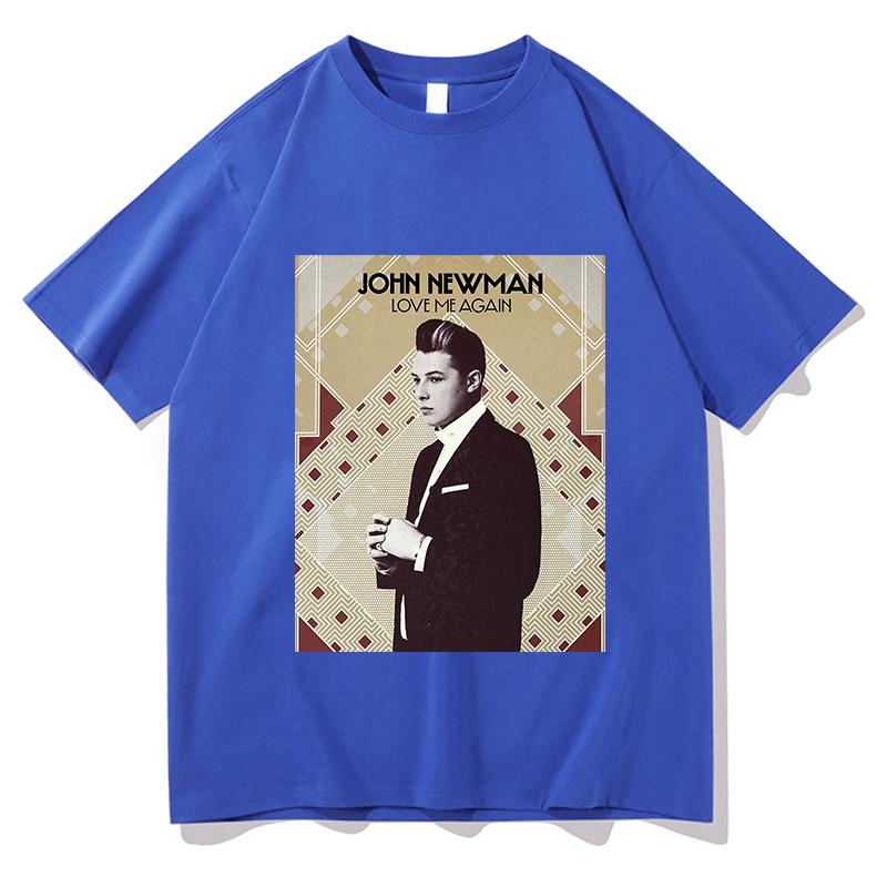 2026 John Newman Love Me Again TShirt Trendy Pure Cotton Casual Unisex Clothing Summer Fashion Harajuku Short Sleeve Top Tees