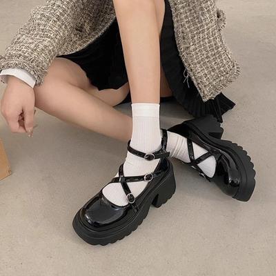 Туфли на толстом каблуке с нескользящим каблуком, женские туфли-лодочки с круглым носком, женская обувь класса люкс, мода, лето 2024, молодежная мода со скидкой