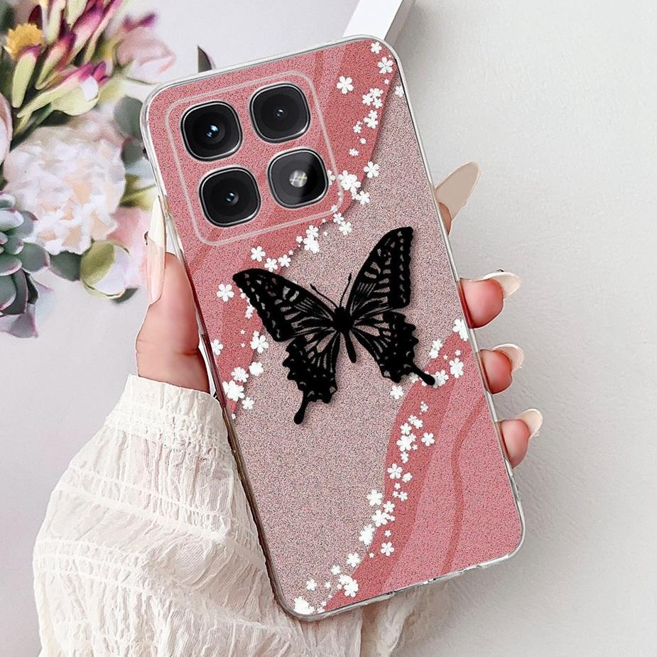 For Xiaomi Mi 14T Pro Case Cute Cat Fashion Painted Cover Soft Silicone Phone Case For Xiaomi 14T Pro Mi14T 5G Back Cover Bumper