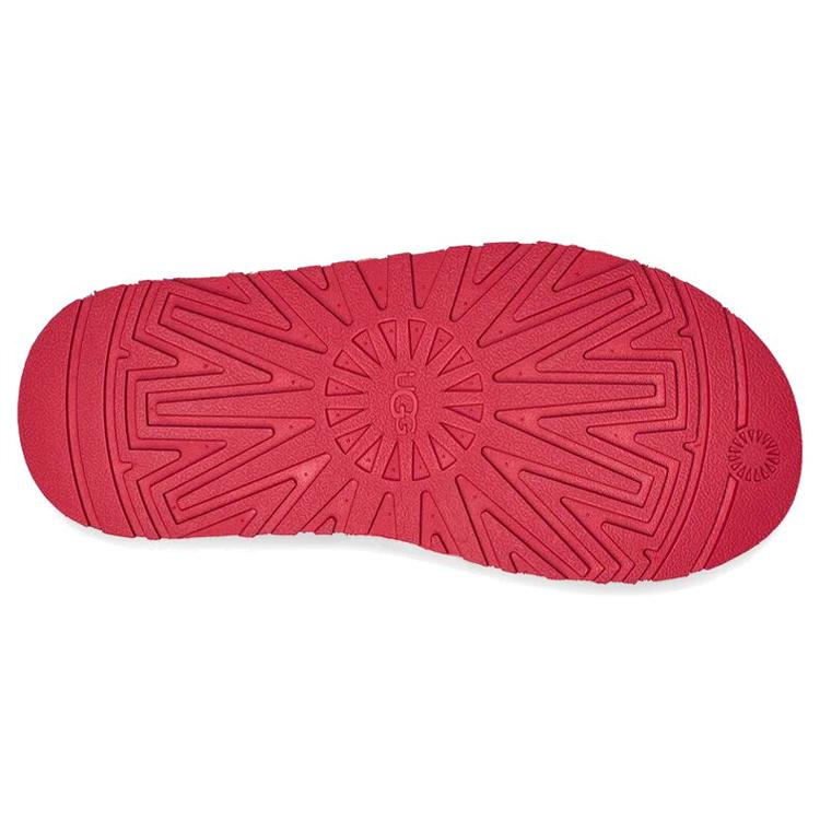 UGG DISCO Shearling Stylish Sandal Women's Hibiscus Pink 1112258-HSPK