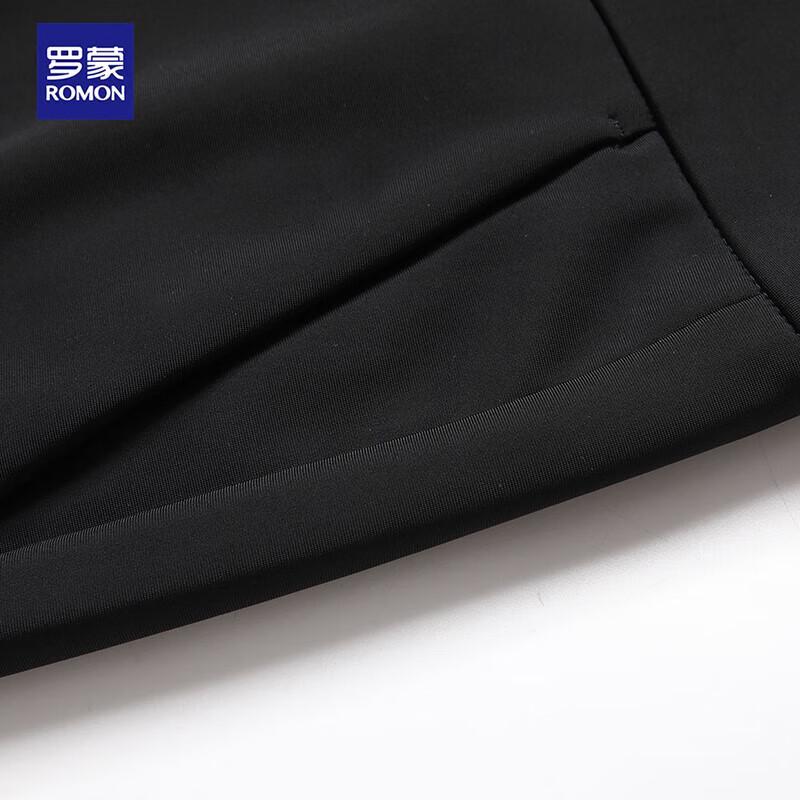 Мужские брюки Luomeng с высокой эластичностью, устойчивые к сминанию, прямого кроя, повседневные