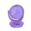 Circulator 3D Desk DC Energy 25dB 8 Levels of Airflow 3 Remote Control Rainy Clothes Heat Day PSE Purple Fan, Oscillation, Fan, Motor, Saving, Quiet,