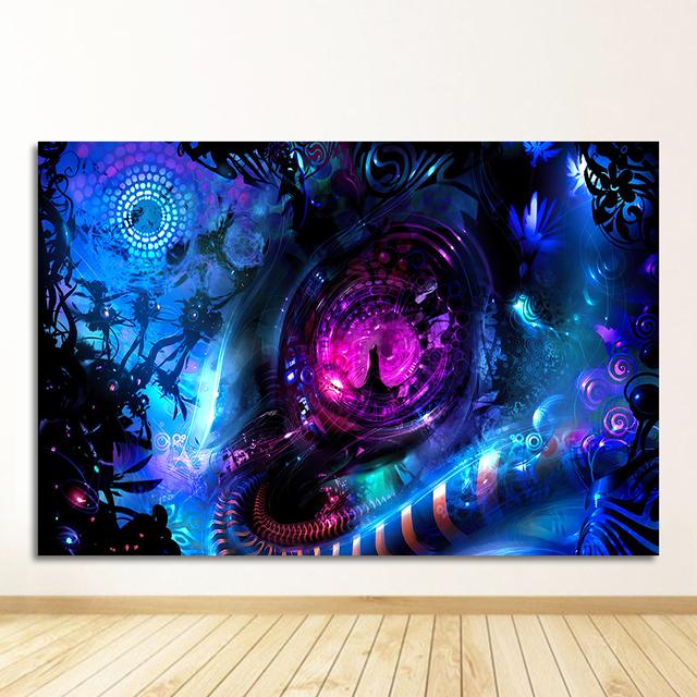Модульные картины Life, современное украшение дома, настенное искусство, печать на холсте, живопись, постер для спальни, Алекс Грей, психоделическое триповое дерево, без рамки