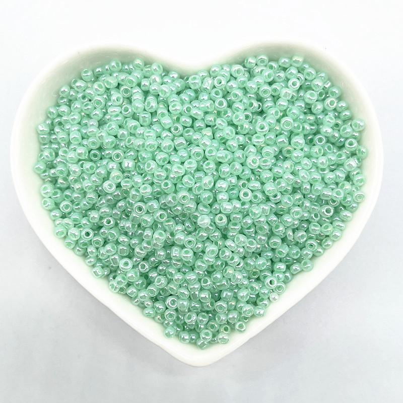 1000шт(15g) 2 мм Эффект Кремовый Шарм Чешское Стекло Бисер DIY Браслет Ожерелье Бусины для Изготовления Украшений Аксессуары