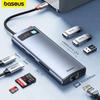 Baseus 4K 60 Гц USB C концентратор Type C к порту Ethernet PD 100 Вт адаптер для Macbook Pro USB 3.0 концентратор ноутбук планшет аксессуары