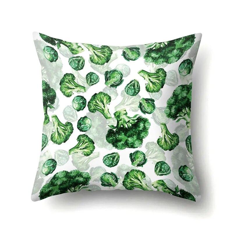 Наволочка на спинку сиденья для дивана в гостиной с геометрическим рисунком авокадо