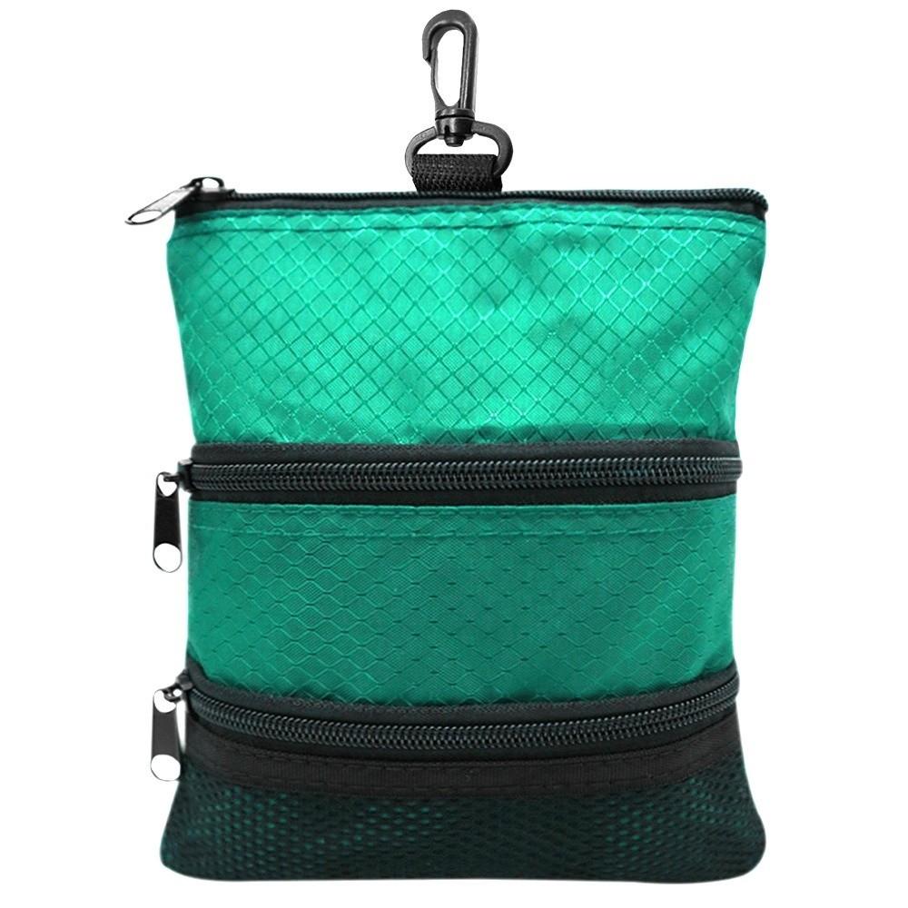 Three Layer Golf Ball Bag Waterproof Golf Pouch Multipurpose Golf Carrier Golf Players