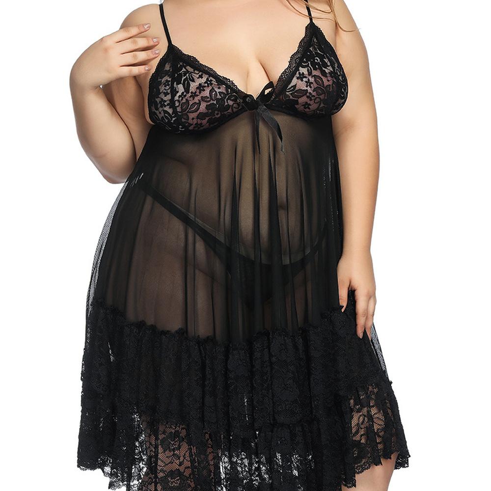 CHEST S-7XL женское кружевное полупрозрачное сексуальное женское белье цельная юбка горячее и дышащее нижнее белье