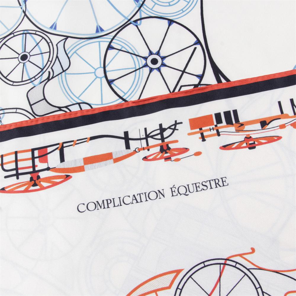 Brand Silk Scarves Horse Head Printed Twill Silk Scarf Women Shawls Luxury Design Hijab Fashion Square Curled Scarf Neckerchief