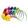 New Fashion Layered Hairbands Solid Grosgrain Ribbon Bows Headband Handmade Boutique Hairhoop Hair Accessories For Women Girls