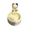 Creative Cute Kitten Candle Holder Cartoon Cat Aromatherapy Candle Holder Birthday Gift Ornament Halloween Decoration