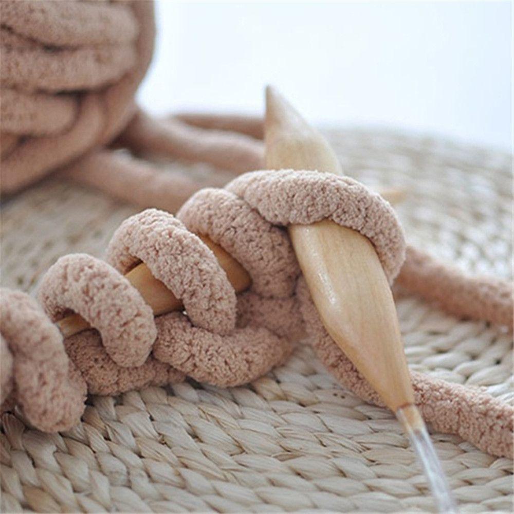 Fashion Yarn Circular Bamboo Sewing Tool Knitting Crochet Hooks Braided Ring Needle